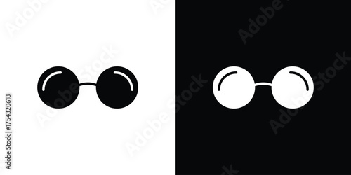 Sunglasses icon glyph vector Illustration