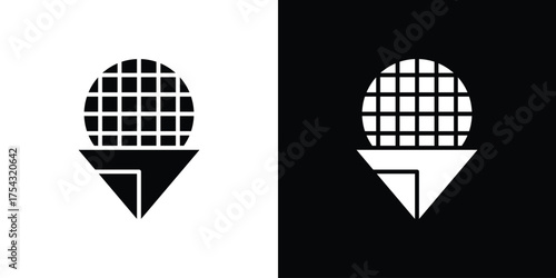Stroopwafel icon glyph vector Illustration