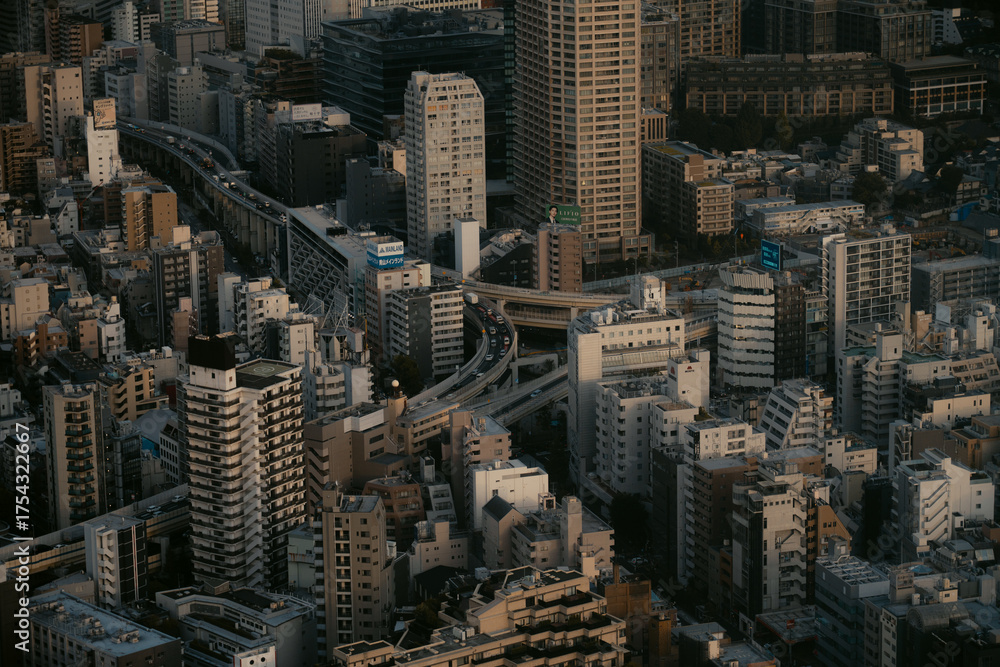 Obraz premium buildings and roads