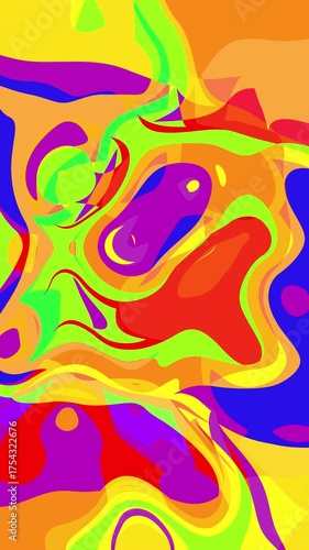 Vertical colorful abstract motion background

