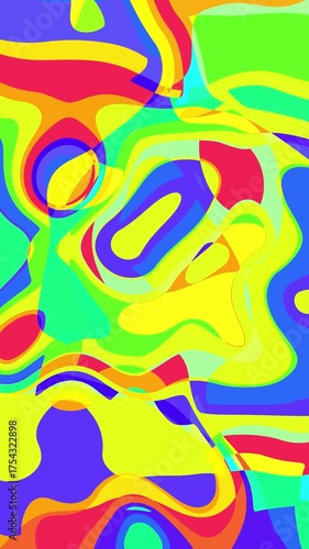 Vertical colorful abstract motion background
