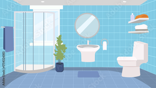 Peaceful Bathroom Interior