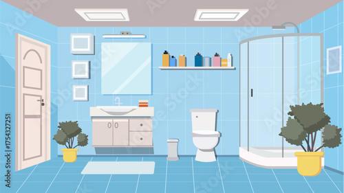 Cozy Bathroom with Natural Decor