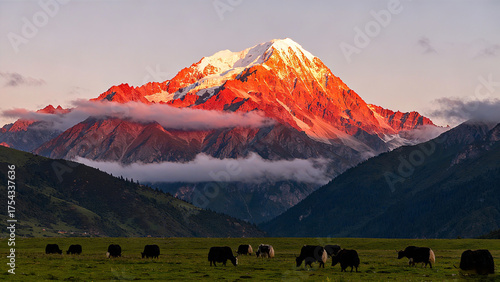 mount hood in the mountains