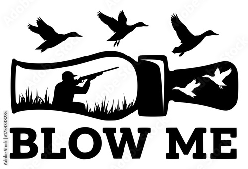 Duck Hunting, Blow Me, Mallard Ducks, Duck Call, Funny Hunter, Hunting Decal