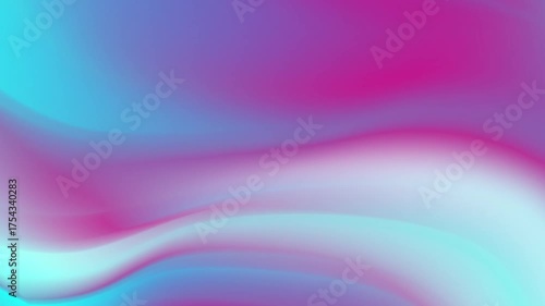 Wallpaper Mural Vibrant Magenta Blue Gradient Swirl Abstract Background Smooth Flowing Waves Soft Light Diffusion Torontodigital.ca