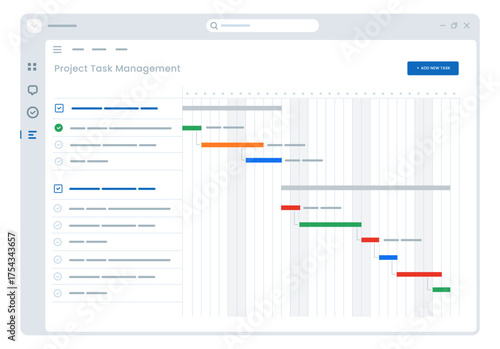 Gantt chart for project task management visualizes project timelines dependencies tool for project managers teams software application