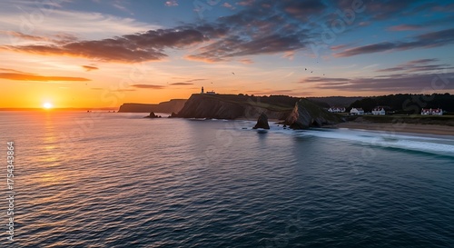 Coastal Sunset View.