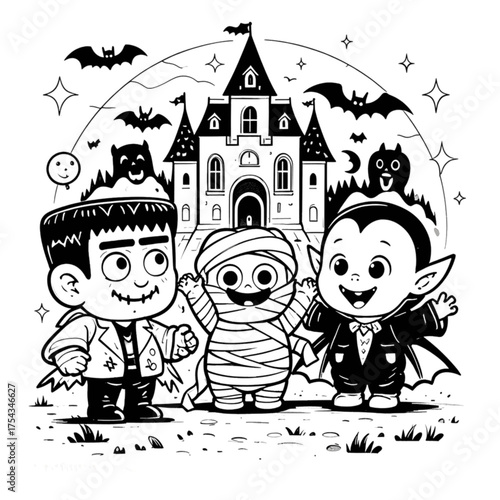 halloween cartoon characters