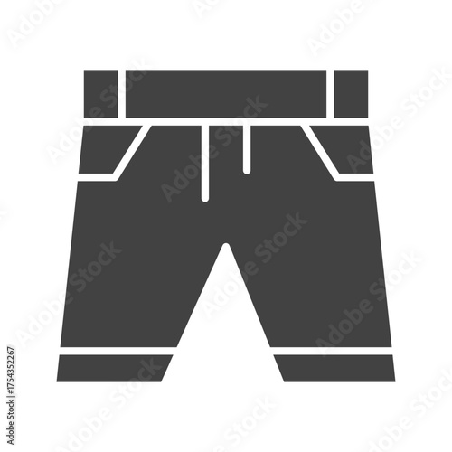 Shorts icon vector image. Suitable for mobile apps, web apps and print media.