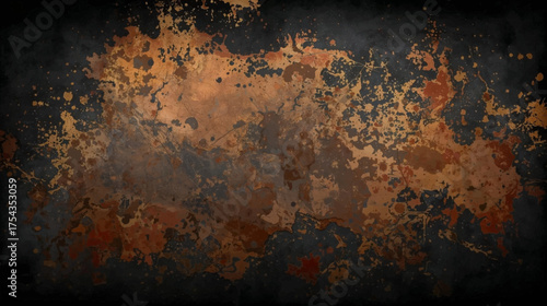 This vector illustration showcases a weathered, grunge-style background with a textured, rusty appearance, perfect for adding depth and character to your design projects.