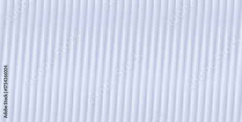 Soft blue, white, and grey ribbed glass texture in a smooth gradient. Vector design with a reeded, acrylic-like surface, creating a sleek, semi-transparent look—perfect for bath walls, windows, panels