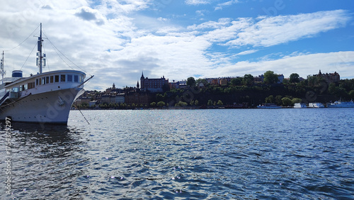 Photography Stockholm Sweden seen from the sea