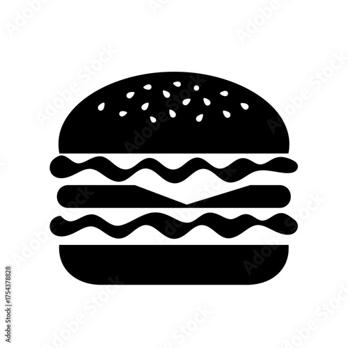 Burger vector icon