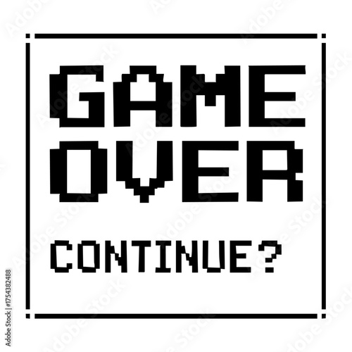 Game Over – Retro Pixel Design