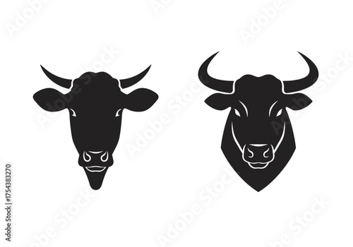 Bull and cow icon