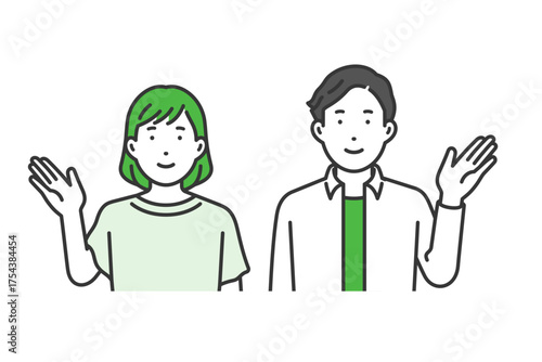案内,クリエイター私服男女