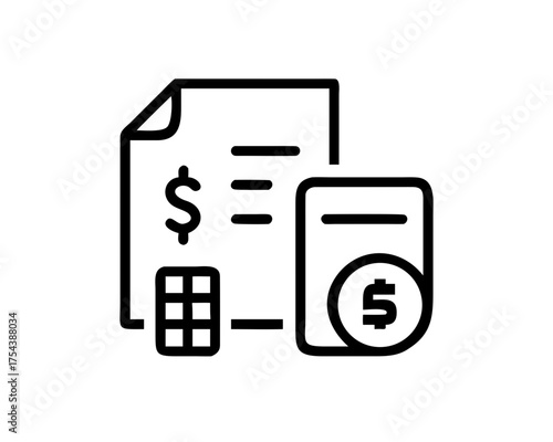 Financial report showing income and expenses