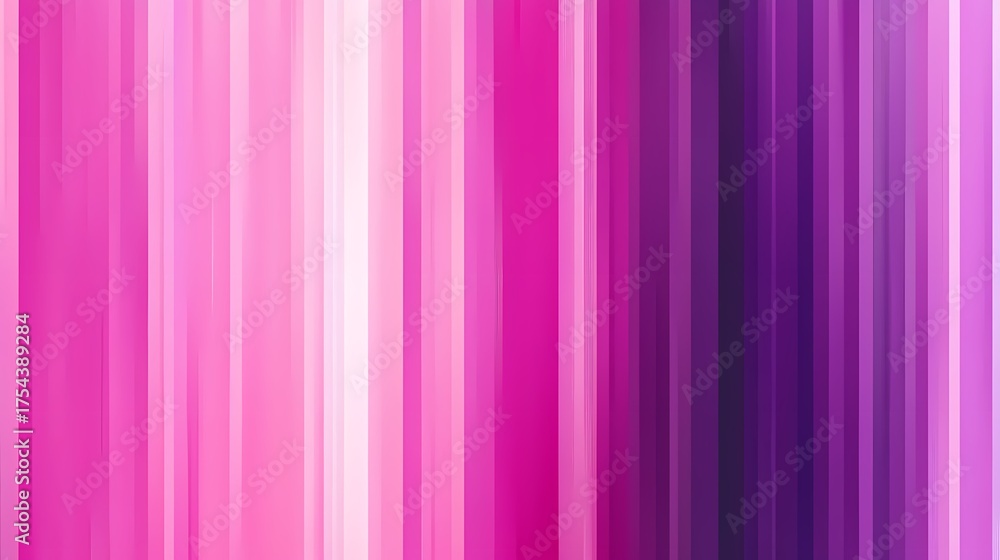 Fototapeta premium Abstract gradient of pink and purple vertical stripes creating a vibrant background for design use