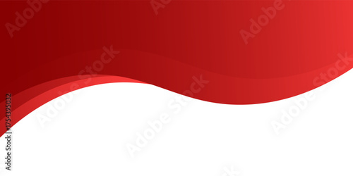 Abstract red wavy business background. Modern design