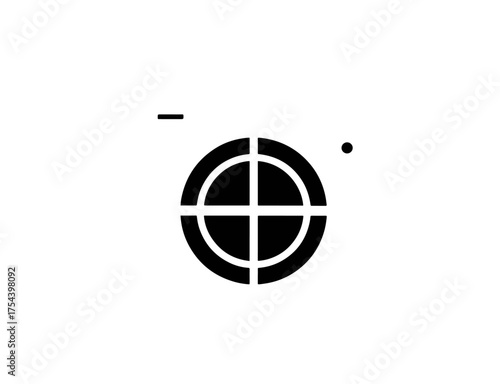 Camera icon graphic design illustration isolated on black background