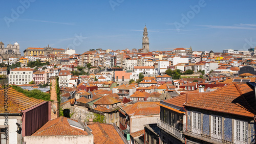 View of the Ribeira district in Porto, Portugal