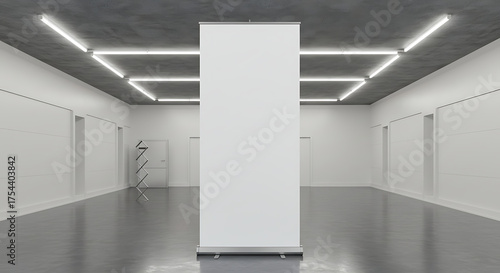Empty Exhibition Hall Banner