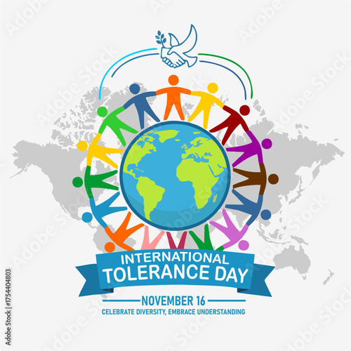 Unity in Diversity: International Tolerance Day Graphic for Global Understanding
