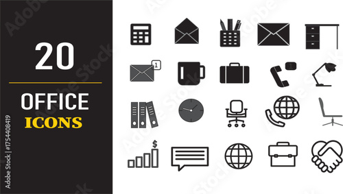 Business people, human resources, office management - thin line web icon set. Outline icons collection. Simple vector illustration