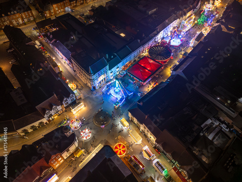 An aerial photo of the MOP Fai in Stratford-upon-Avon image captured on a drone