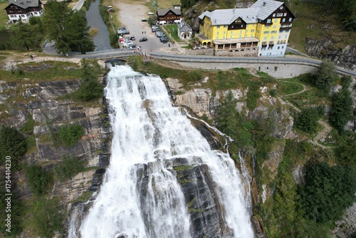 Wasserfall Cascata del Toce Val Formazza Italien Piemont