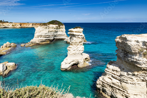 Photos faraglioni di Sant' Andrea in Salento Italy