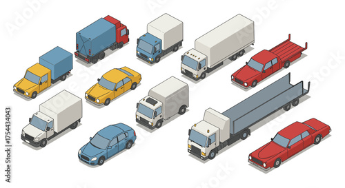 Colorful patterned coffee mugs on white background