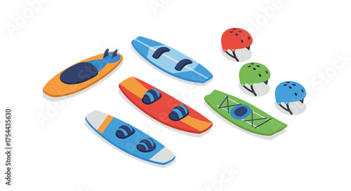 Diverse photographers in action with cameras and tripods in an isometric style
