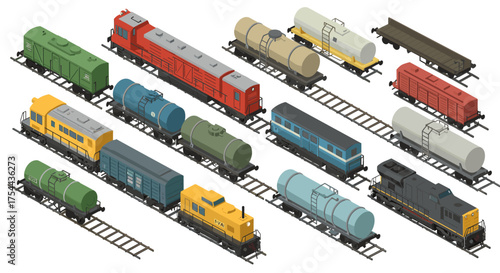 Isometric library scene with people reading and bookshelves