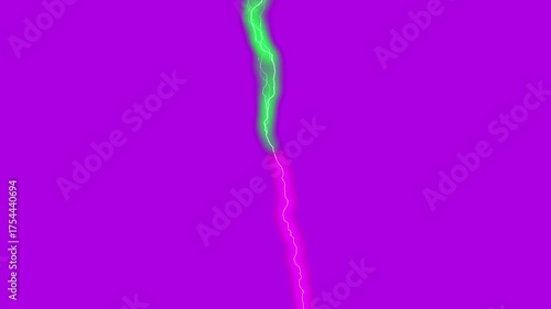  electric lightning animation  storm with glowing flashes abstract thunder energy animation with  purple background design in animated HD  video