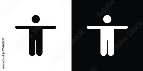 Stable icon black silhouette pack. black and white icons