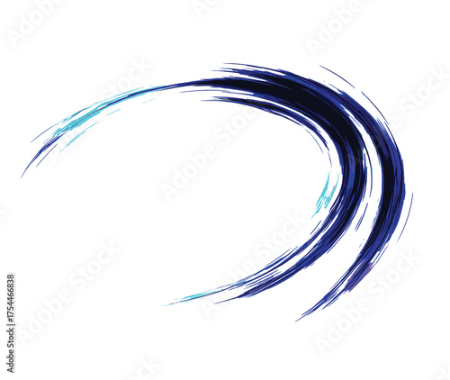 circular blazing slice brush vector, slice brush anime effect