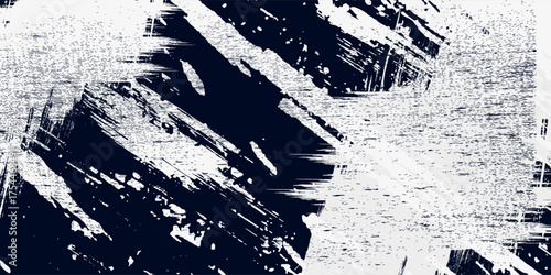 Brush grunge texture black scratches distressed background.