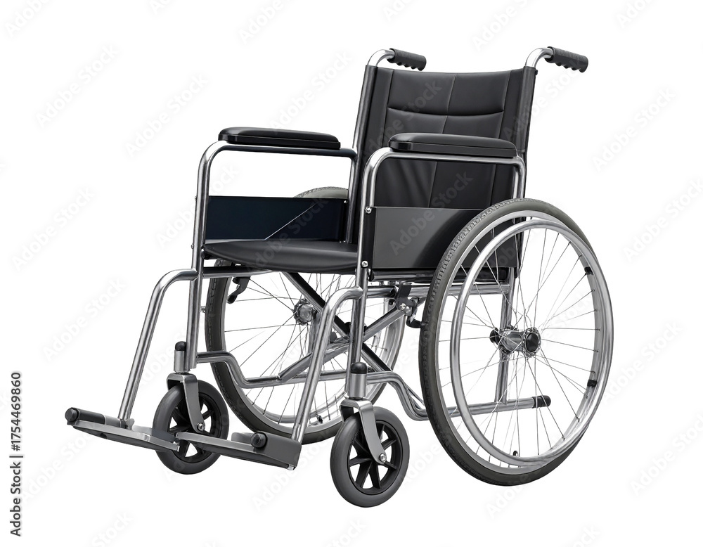 Fototapeta premium hospital wheelchair isolated