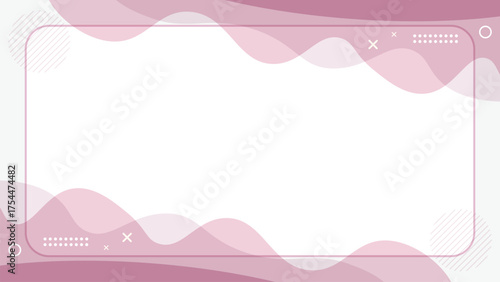 Beautiful pink abstract background framed in white providing a soft and elegant base for creative text and design elements.