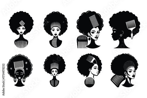 Afro Comb SVG