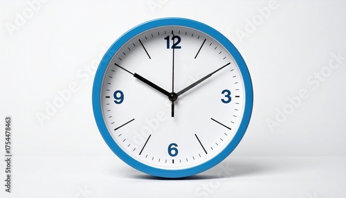 clock on a white background