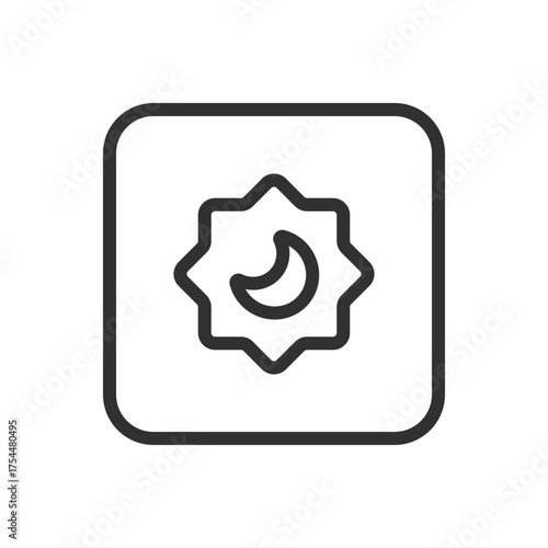 Low Brightness Icon – Modern, Simple Flat Vector Illustration for Website or Mobile App