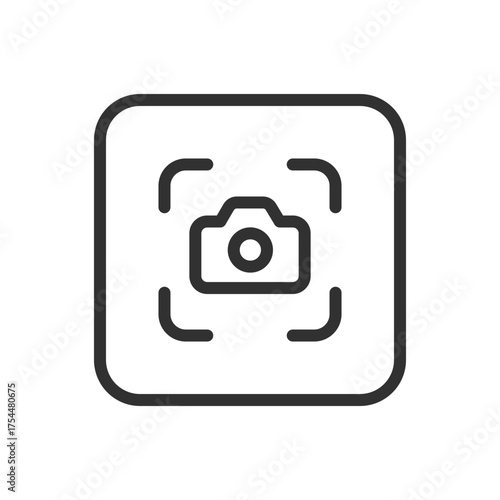 Select Photo from Camera Icon – Modern, Simple Flat Vector Illustration for Website or Mobile App