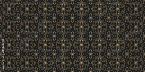 Luxury gold Floral vector wallpaper template design. Flowers seamless pattern. Perfect Floral living room wall decor cover textile print. Elegant Luxury gold flowers background.  