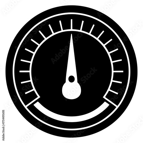 Barometer Icon - Weather Instrument Illustration for Print & Digital Use