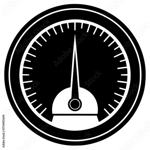 Barometer Icon - Weather Instrument Illustration for Print & Digital Use