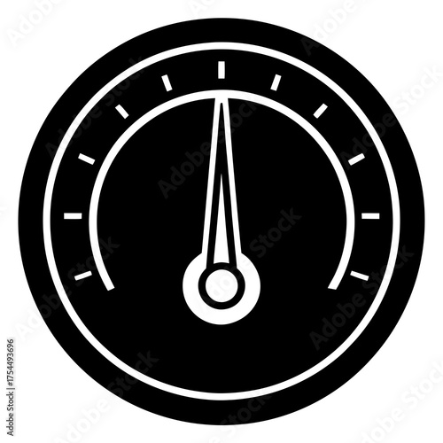 Barometer Icon - Weather Instrument Illustration for Print & Digital Use