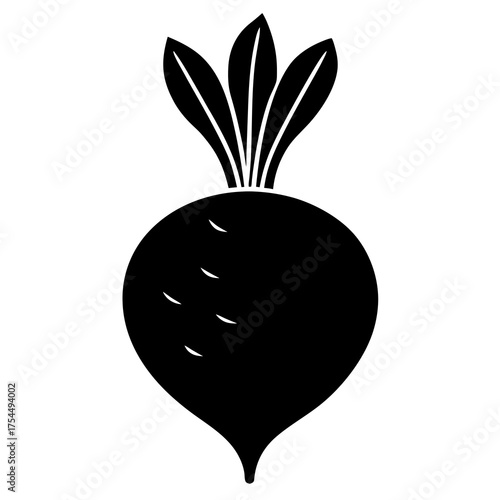 Beets Icon Vector – Editable Printable Graphic Design File for Digital Use"